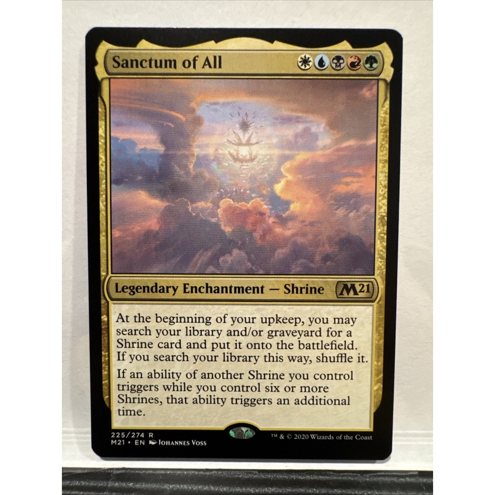 Sanctum of All Magic The Gathering Core Set 2021 M21 Rare Shrine 225 Regular